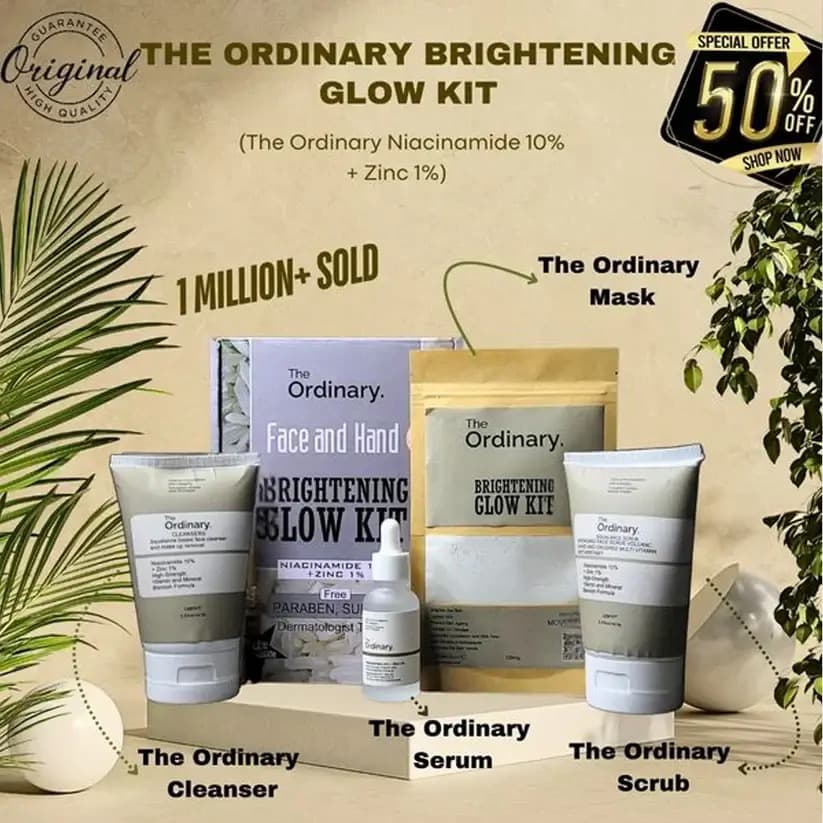 The Ordinary full body whitening kit