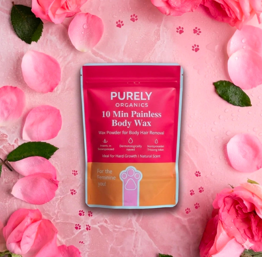 4-in-1 Rose Body Hair Removal Wax Powder Mask